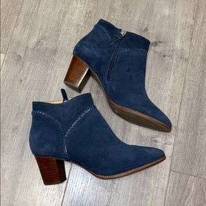 Jack Rogers Navy Sude Booties